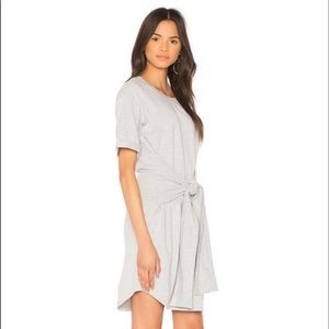 NWT Mink pink tie front T-shirt dress